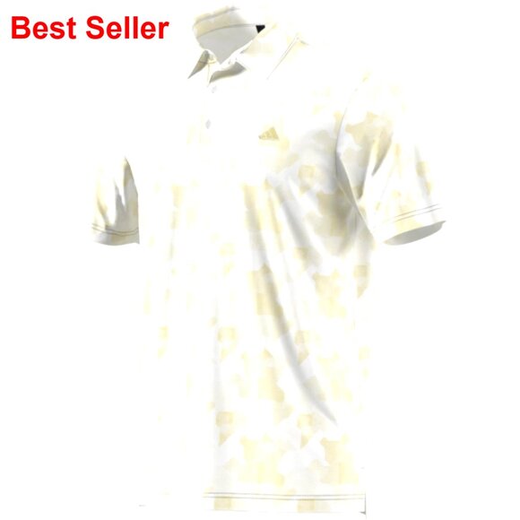 Stripe Print Polo Shirt for Golf and Casual Wear